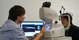 OCT-Untersuchung im Modul Diagnostische Verfahren