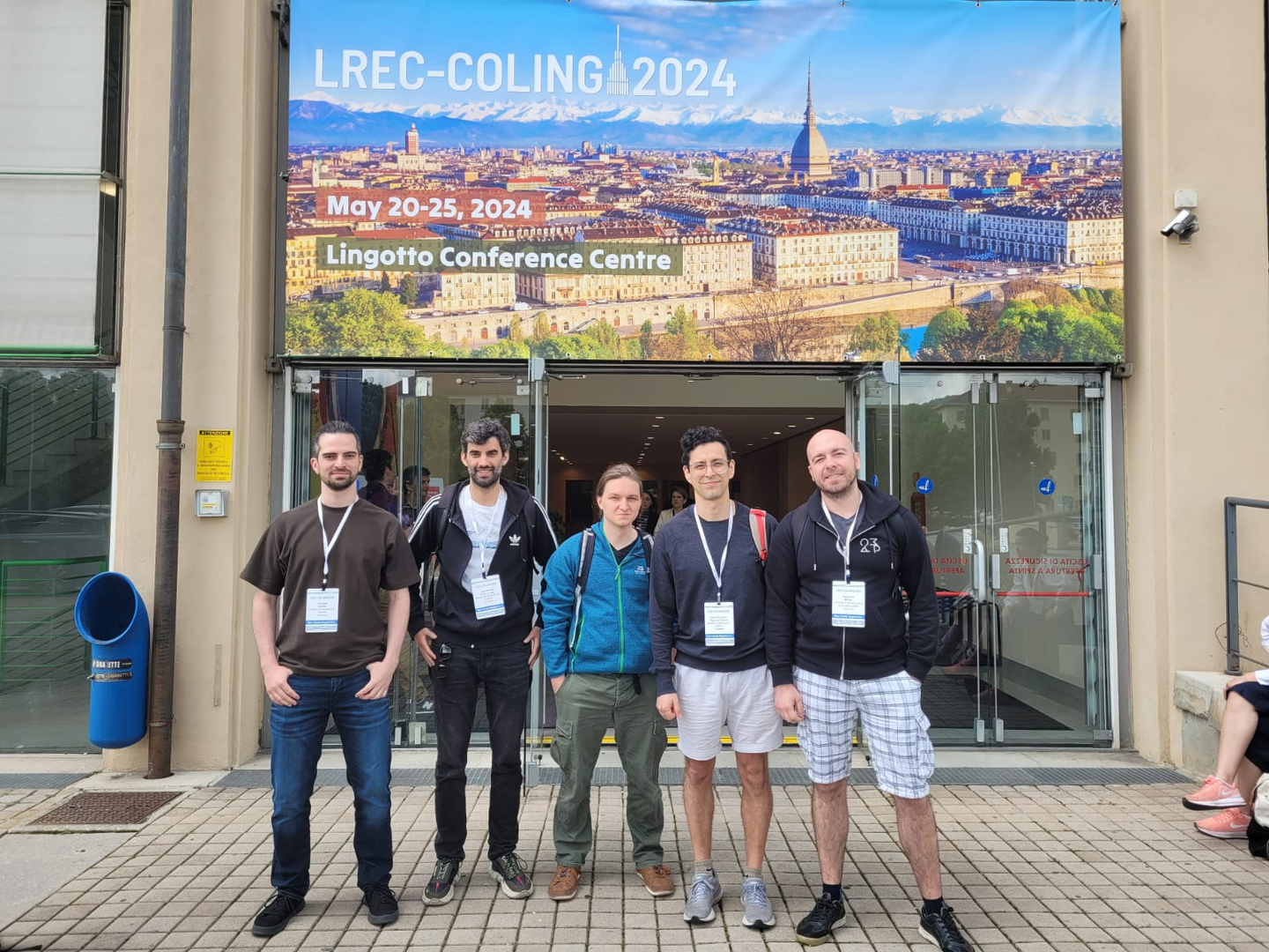 Boys hitting town @ LREC-Coling 2024 in Turin, Italy