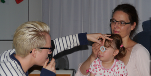 Skiaskopie im Modul Klinische Optometrie